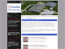 Tablet Screenshot of geminifiber.com